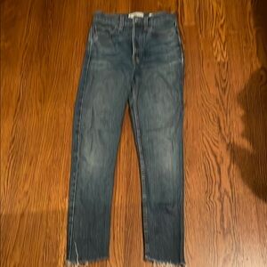 Re/Done Dark Blue Skinny Jeans
